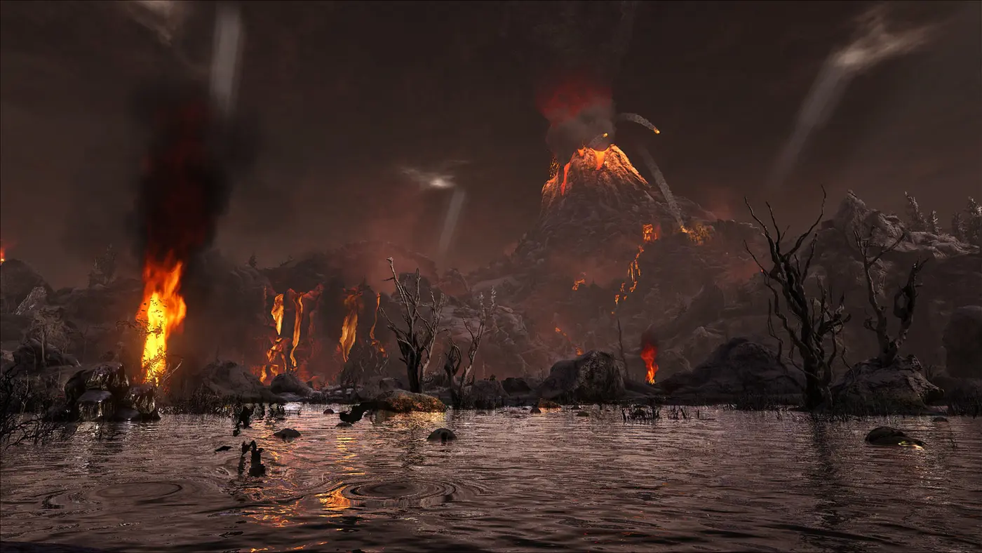 Genesis 1 — Biome volcanique et éruptions