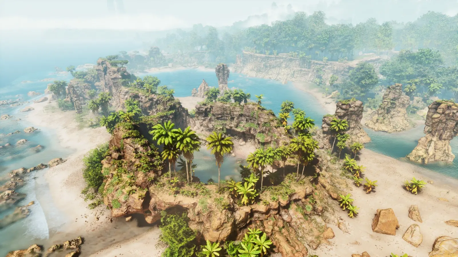 The Island — Redwood et montagnes