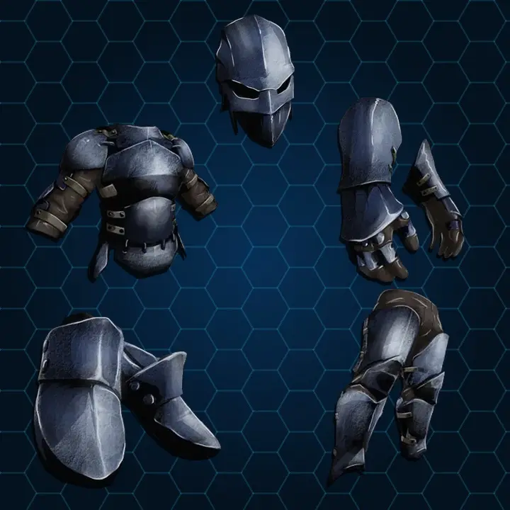 Armure complète en métal dans ARK