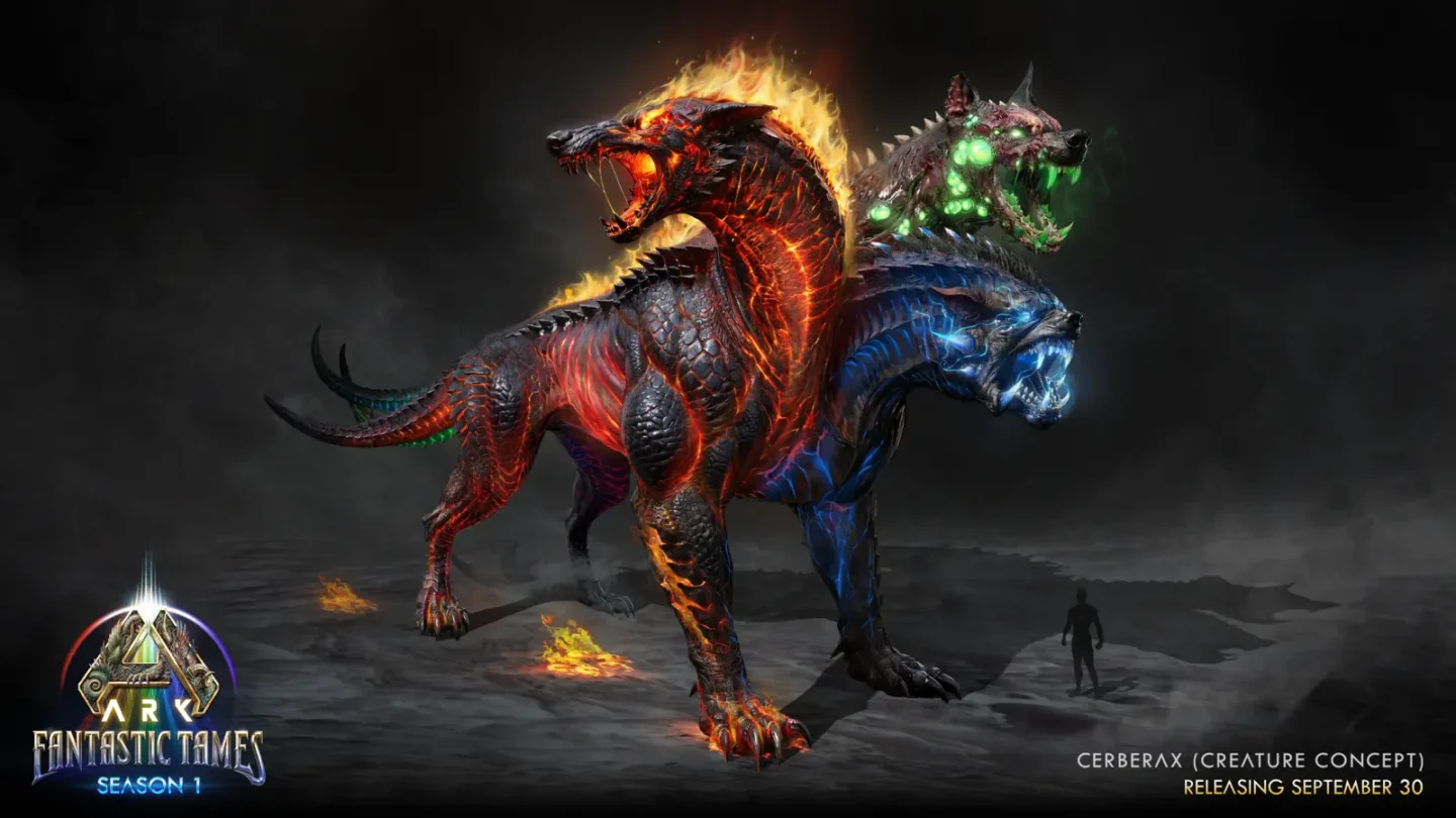 Cerberax présenté avec la mise à jour Unreal Engine 5.8 d’ARK Survival Ascended