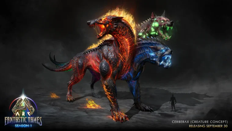 Cerberax présenté avec la mise à jour Unreal Engine 5.8 d’ARK Survival Ascended